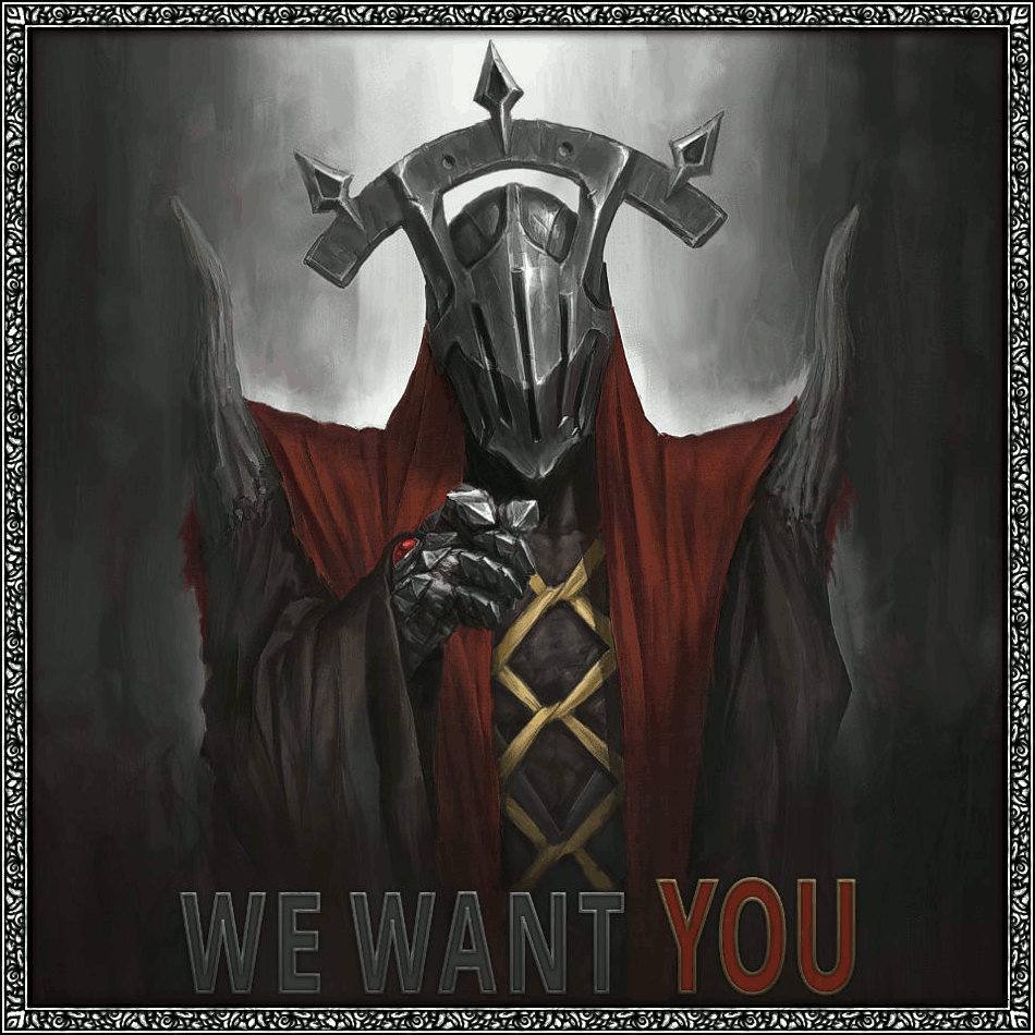 We Want YOU